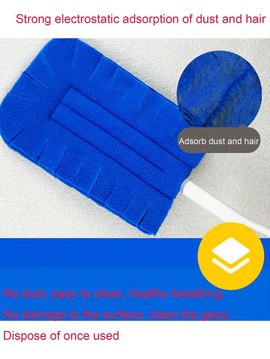 3pcs Replacement Dusting Cloth Heads For MultiSurface Cleaning