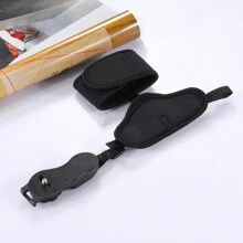 PULUZ柔軟氯丁橡膠手柄手腕帶，可帶著1/4英寸螺絲塑料板用於數位單反/單反相機 - 黑色 - 查看 10