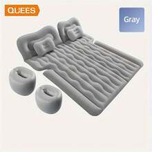 QUEES SUV Inflatable Bed Set, Car Inflatable Bed And Inflatable Mattress For Trunk - Grey - View 4