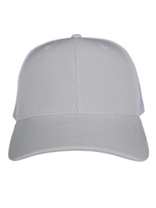 1 paquete de gorra de béisbol con cierre trasero ajustable, gorra de camionero en blanco para hombres y mujeres para uso al aire libre - Blanco - Ver 4