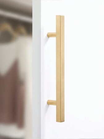 2pcs Gold Stainless Steel Drawer Cabinet Handle Furniture Wardrobe Shoebox Pull Handle