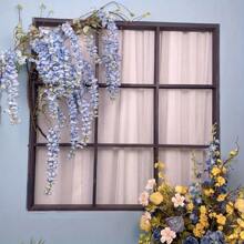 1 paquet de guirlande de fleurs suspendues de glycine pourpre - 43,31 pouces (110,01 cm) - Parfait pour les mariages, les fêtes et la décoration intérieure