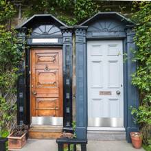 1/2 Pieces Door Kick Plate Exterior Door Kick Plate Door Trim Aluminum Door Kick (Gray Silver, 4 X 16 Inches)12 Screws - Silver - View 5