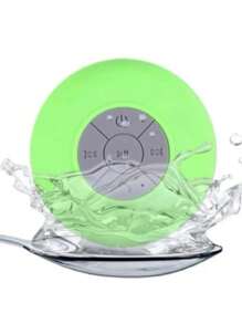 Mini Caixa de Som Prova D Agua para banho Caixinha Banheiro Bluetooth Android E Ios LT-3006 - Verde - Visão 1