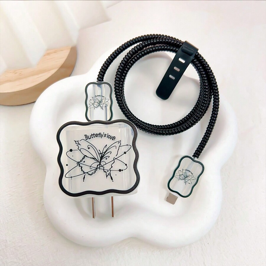 Proteggi Cavo Animali DiyGody Simpatico Set Di Cavi Protezioni Per IPhone  Caricabatterie Con Protezione Cavo Caricabatterie, image size:900x900