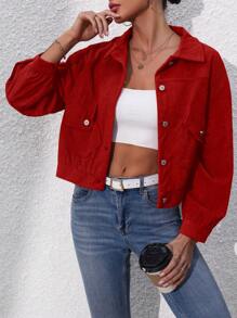 Women Jackets - Red - View 6
