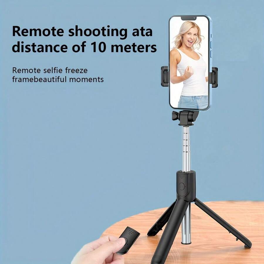 Portable Wireless Tripod For Mini Selfie Stick, 360Degree Rotating