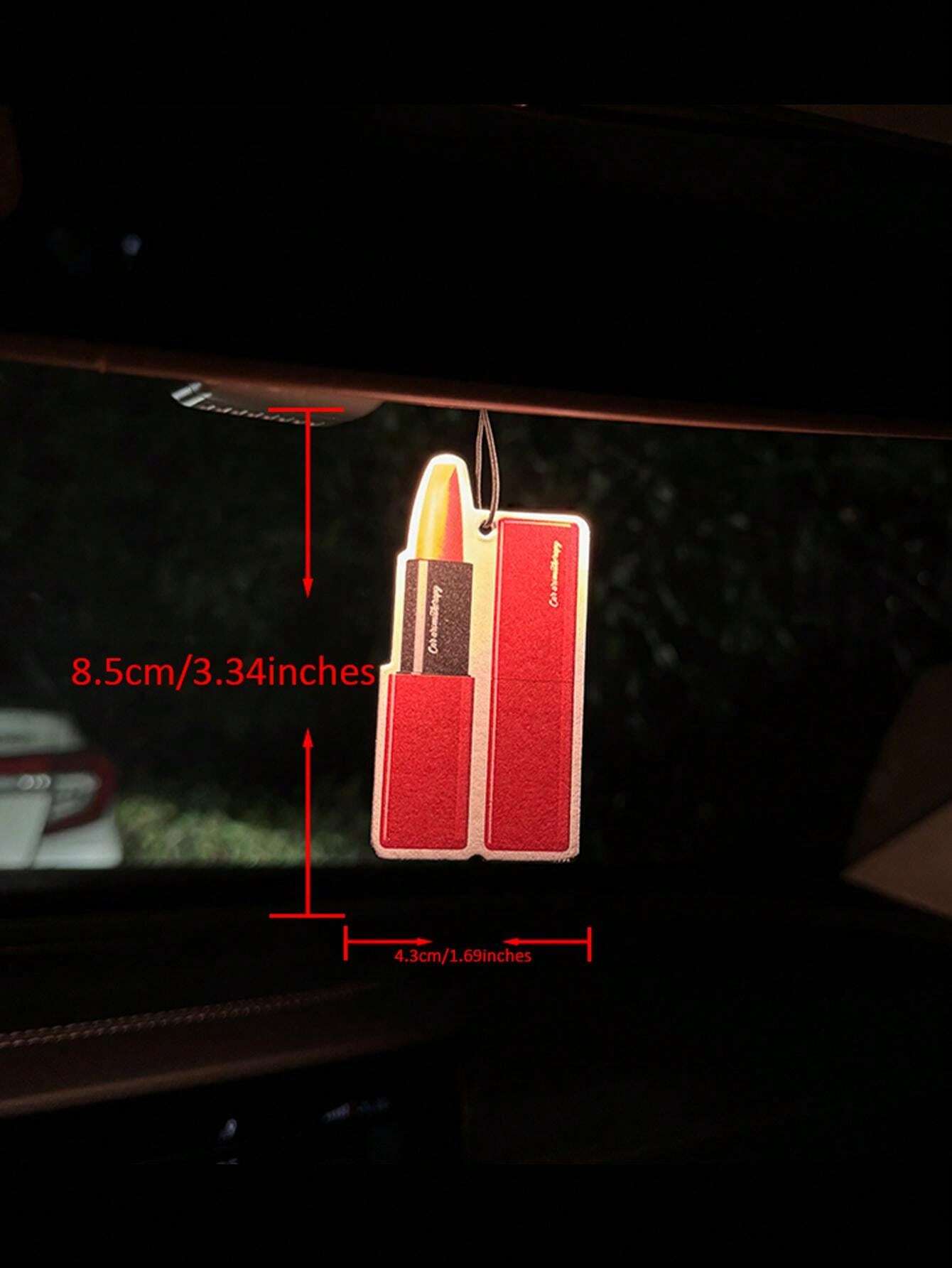 Funny Car Air Freshener, Black Ice Scent Cartoon Air Freshener For Car