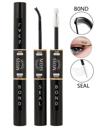1 Piece Eyelash Binding And Sealing Cluster Eye Lash Glue 2-In-1 For A Single Eyelash Can Be Used For A Long Time Lasting Firm 48-72 Hours Waterproof Single Eye Lash Glue Black, For Eyelash Groups DIY Home Eyelash Extension Glue 6ml Latex Free For Sensitive Eyes Eyelash Extension Makeup Lash Glue,Eye Lash Glue