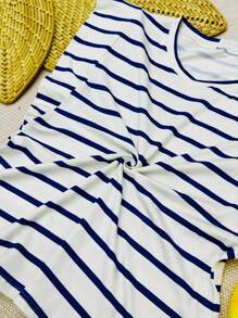 Women T-Shirts - Navy Blue - View 4