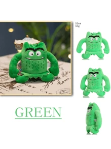 Juguetes de peluche de Monstruo de Color de 2024, Juguete de peluche que calma las emociones, Muñecos de peluche lindos, Regalo de cumpleaños para niños, Regalo de Navidad, Decoración festiva para el hogar, Decoración de habitación, Juguetes navideños para niños, Monstruo verde de Navidad, Set de peluches