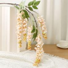 1 paquet de guirlande de fleurs suspendues de glycine pourpre - 43,31 pouces (110,01 cm) - Parfait pour les mariages, les fêtes et la décoration intérieure