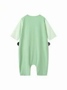 Balabala Kids' Jumpsuit Summer Air-Conditioned - Green - View 2