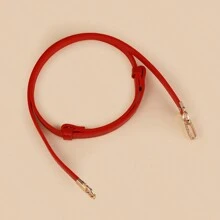 Adjustable Length Thin Belt With Buckle Decor For Dresses Halloween