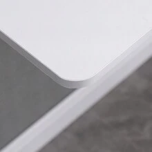 Wall Mounted Desk, Folding Table On The Wall, Floating Drop-Leaf Desk For Study, Foldable Desk For Small Room - 白色 - 查看 5