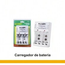 Carregador De Pilha Modelos Aa Aaa Bateria 110v/220v A-612 - Não - Visão 2