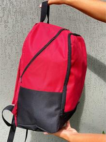 Women Functional Backpacks - 紅色 - 查看 4