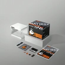 Mayi Box Shoe Organizer LED Smart Control,Auto-Shoe Boxes Clear Plastic Stackable For Sneaker Display Case And Collection Crate,Auto-Opening Shoe Storage Box, Cool Room Decor - 1 包 - 查看 7