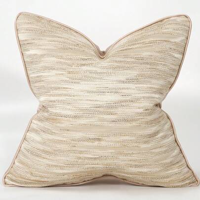 奢華時尚輕奢系幾何圖案靠墊套（不含內膜），邊緣設有隱藏拉鍊，外形優雅，易於插拆和更換，精美縫製，耐用拉鍊。該美麗的墊套適用於沙發、臥榻、床鋪、汽車座椅、窗臺、愛心椅、客廳、臥室、地板、長椅、辦公室、咖啡廳等場所。