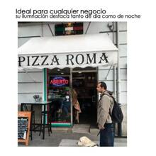 Anuncio Letrero Pubicitario Con Luces Led P Negocio Abierto - Multicolor - Ver 3