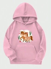 Young Girls Sweatshirts - 粉色 - 查看 1