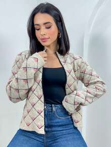 Women Sweaters - Areia/Pink - 查看 3