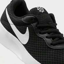 Women's Nike Tanjun Casual Shoes - DJ6257-004/Black/White/Barely Volt/Black - View 4