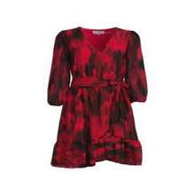 Calvin Klein | Faux Wrap Dress - ROUGE - View 4