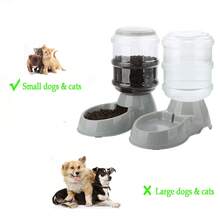 2pcs Automatic Pet Feeder & Water Dispenser, Gravity Pet Feeding Station, For Small & Medium Pets, 3.8l(grey) - Grey - View 3