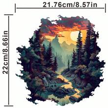 轉印貼紙，美麗的日落，DIY燙印衣物補給品和貼花，適用於衣服、T恤製作和枕頭裝飾 - 多色 - 查看 4