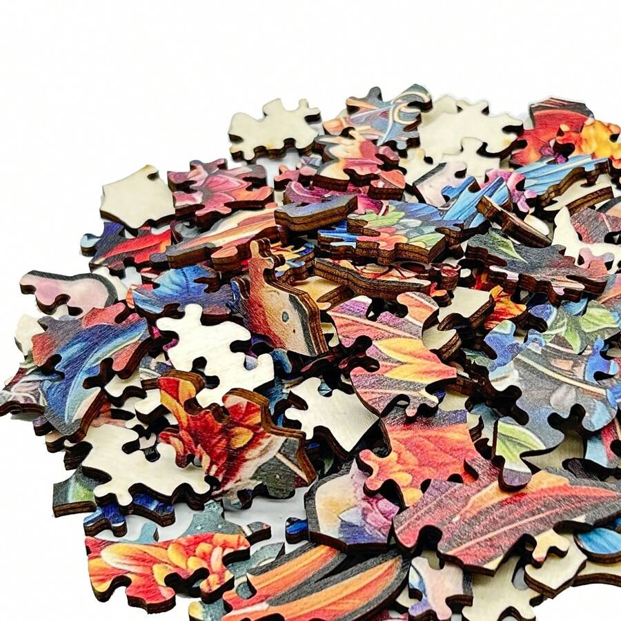 Irregular Shape Animal Jigsaw Puzzle Wooden Puzzle Toy For Adults, Home