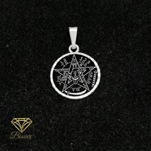 Colgante de Estrella en Plata Ley 925 - Plateado - Ver 5