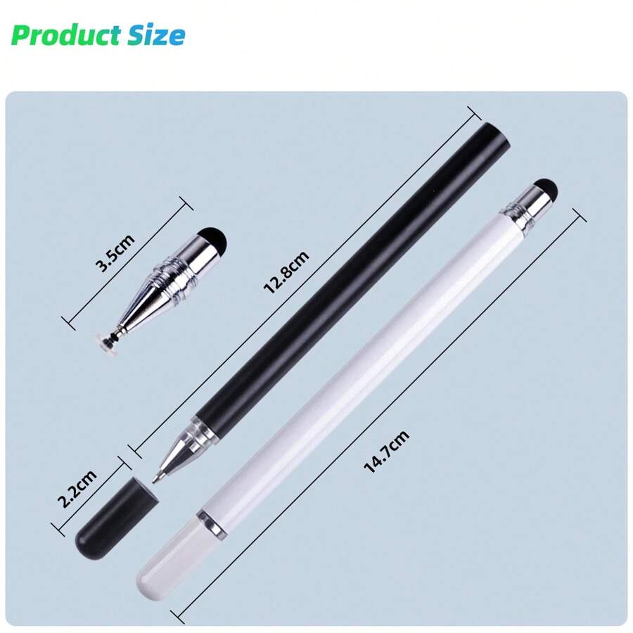 Draw Handwriting Double Head Capacitive Stylus Pen Tablet Touch Screen
