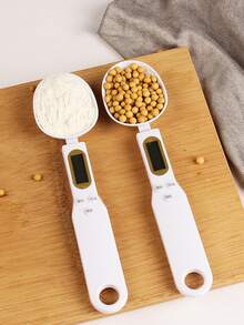 1PC Kitchen Measuring Spoon Food Scale Digital Multifunctional Digital Spoon Scales Weighing From 0.1g To 500g Support Units G/Oz/Gn/Ct - White - View 4