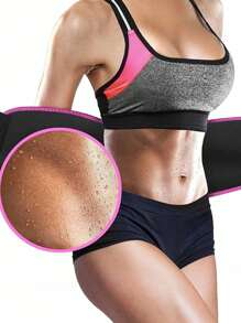 1 Máy Tính Nữ Eo Tông Đơ Huấn Luyện Xông Hơi Đai Căng Bụng Bụng Bụng Hỗ Trợ Tập Toàn Thân - màu đen - Xem 1