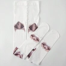 Pantimedias de estilo japonés Harajuku para mujer, pantimedias de ropa gótica Lolita, ropa exterior personalizada y delgada para mostrar altura y delgadez con medias para mujer
