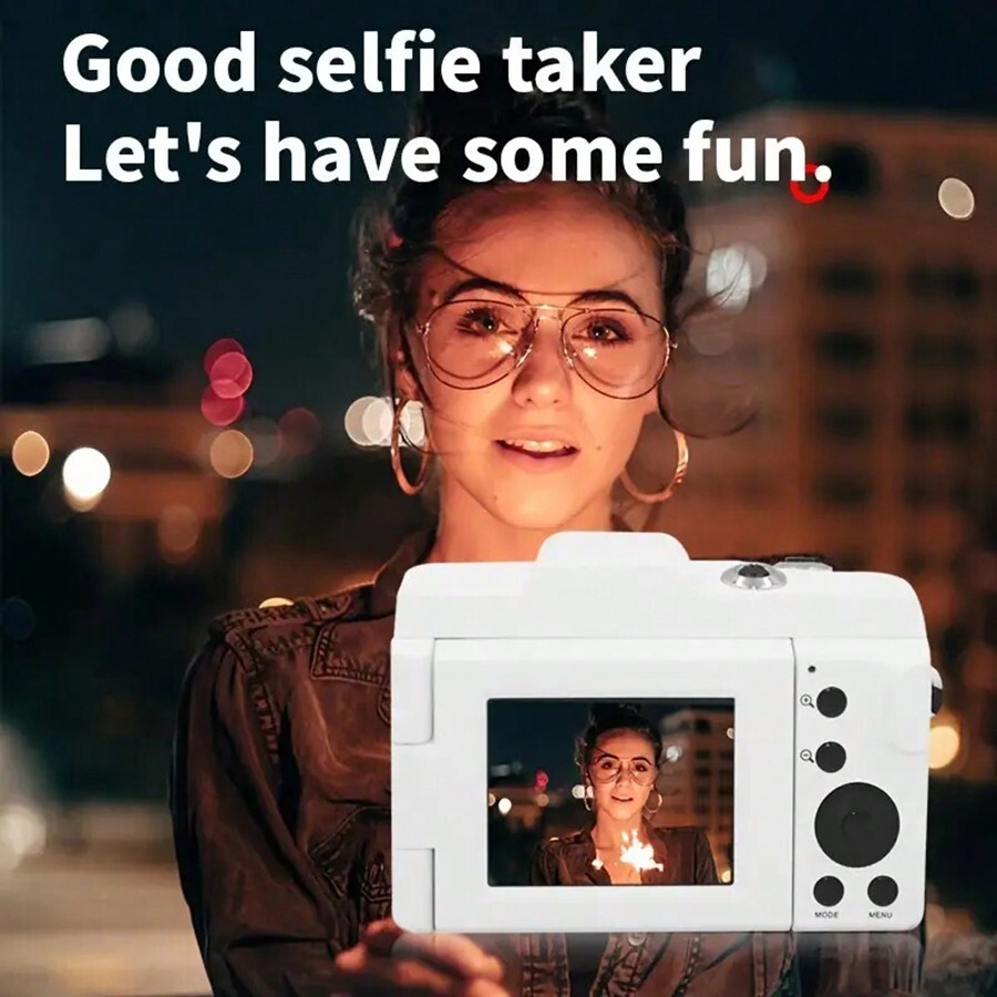 (With 32g Memory Card) Xj06 HighDefinition Flip Screen Selfie Camera