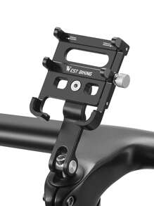 WEST BIKING TÂY BIKING Hợp kim nhôm Giá đỡ điện thoại trên xe đạp 4 móng vuốt Giá đỡ cốc Chống sốc Xe đạp leo núi & Giá đỡ xe đạp đường bộ - màu đen - Xem 11