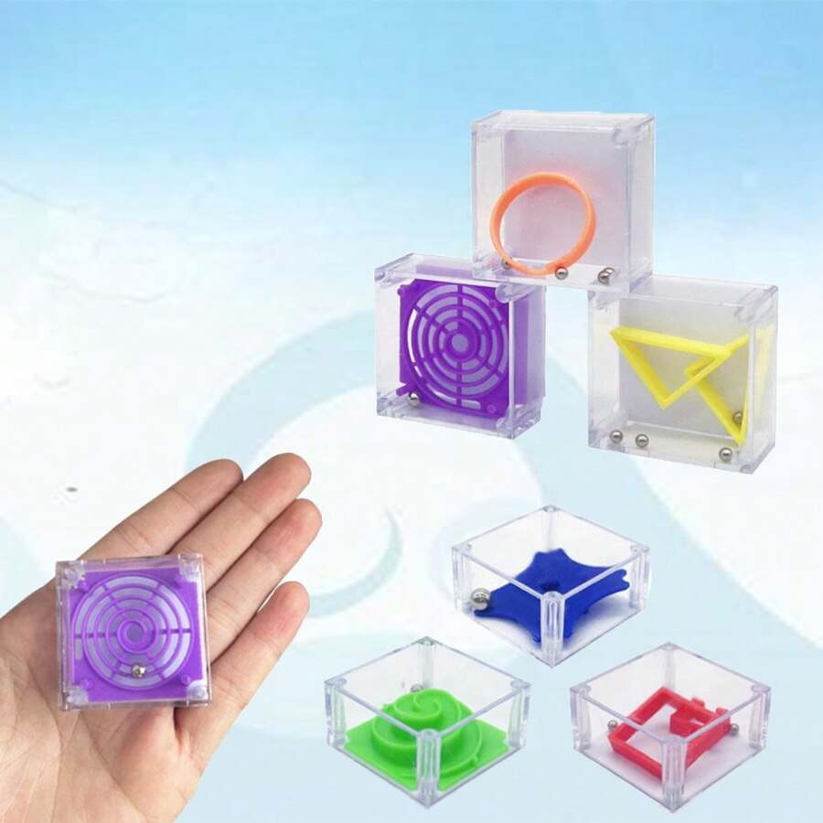 12pcs Mini Balanced Ball Maze Decompression Ball Maze Game, Handheld ...