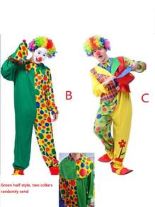 1 Miếng Thằng hề Quần áo Bộ , Người lớn Tháng tư Dễ thương Thằng hề Quần áo , Trang phục Đối với Hội hóa trang Các bữa tiệc , Đường phố Ảo thuật Hiệu suất Trang phục , Rạp xiếc Hiệu suất Trang phục , Thằng hề Buổi tiệc Trang phục - Nhiều màu - Xem 5