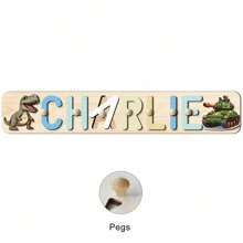 Rompecabezas con nombre personalizado, regalo personalizado, regalo de cumpleaños, rompecabezas de madera, juguete de rompecabezas de madera personalizado, juguete de rompecabezas 3D de alfabeto, adornos de rompecabezas de madera personalizado, juguetes para bebés, accesorios navideños, juguetes preescolares, juguetes para niños, rompecabezas con nombre personalizado, regalos ideales para él, ella, familia, amigos, niños para bodas, otoño/invierno, para el día de la inauguración del hogar, dormitorio/sala de estar, para el día del niño - Multicolor - Ver 18