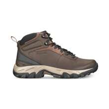 Columbia Men's Newton Ridge Plus II Waterproof Hiking Boots - Cordovan/ Squash - View 3