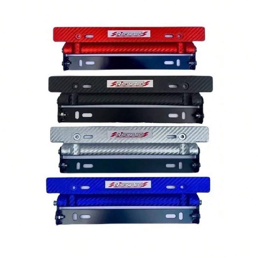 Eleva tu Estilo con Nuestro Portaplaca Universal en 4 Impactantes Colores - Rojo - Ver 1