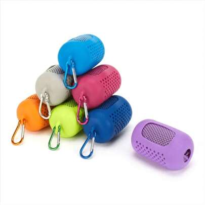 Bộ khăn làm mát thấm mồ hôi thể thao có vỏ silicon, khăn đá cho phòng tập thể dục, tập luyện, chạy bộ, yoga, thể dục, chơi gôn, du lịch, cắm trại, ngoài trời