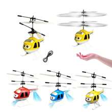 Helicóptero Infantil C/ Sensor Luz Mini Drone C/ Controle