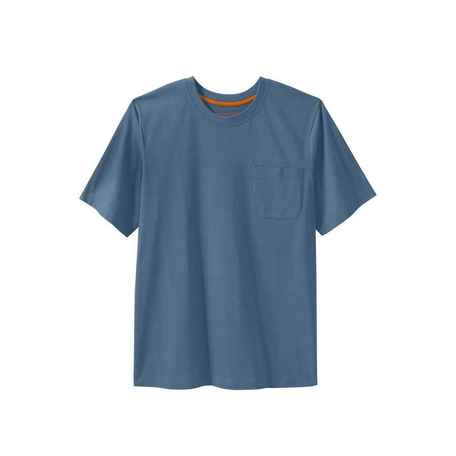 Boulder Creek By KingSize Men's Big & Tall Heavyweight Pocket Crewneck T-Shirt - XANH ĐÁ PHIẾU - Xem 1