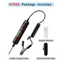Stylo testeur de tension automatique - Rétro-éclairage numérique et maintien des données - Sonde de diagnostic de défaut de circuit de voiture