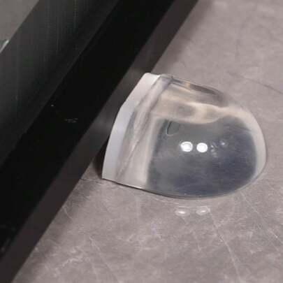 1入/2入(單一尺寸)透明矽膠門挡，防撞且靜音