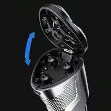 1入便攜式電動剃須刀，全身可水洗，Type-C充電設計