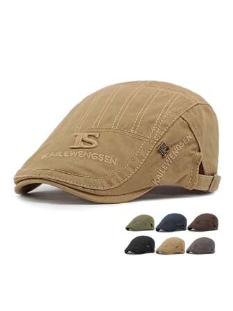 Spring/Summer Flat Cap, British Retro Fashion Forward Cap, Beret, Newsboy Cap